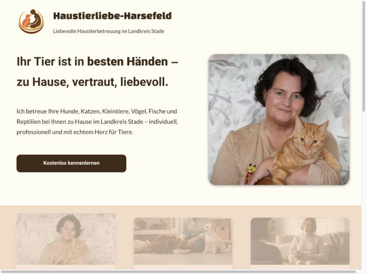 Website Haustierliebe-Harsefeld von urff.art